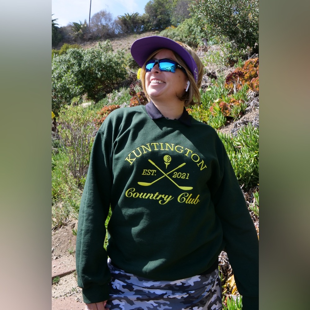 Entitled housewife - Country Club Green Sweatshirt